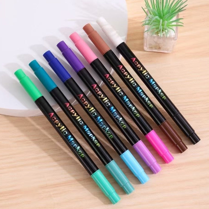 🔥HOT SALE 49% OFF 🔥 Double-ended acrylic markers, art supplies set, doodling markers