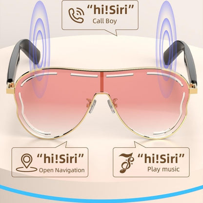 🏆Flash Sale😎 Smart Bluetooth 5.4 Audio Sunglasses – Open-Ear, UV & Blue Light Protection