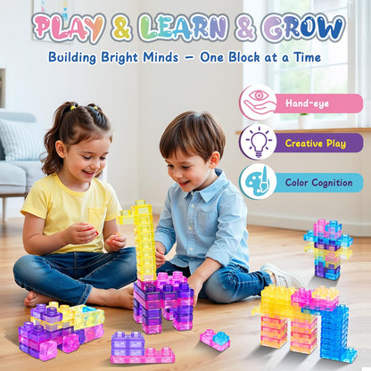 🔥Hot Sale 50% OFF🔥 40-Piece Toddler Soft Sensory Building Blocks — Children's Montessori Soft Rubber Stacking Toy Set