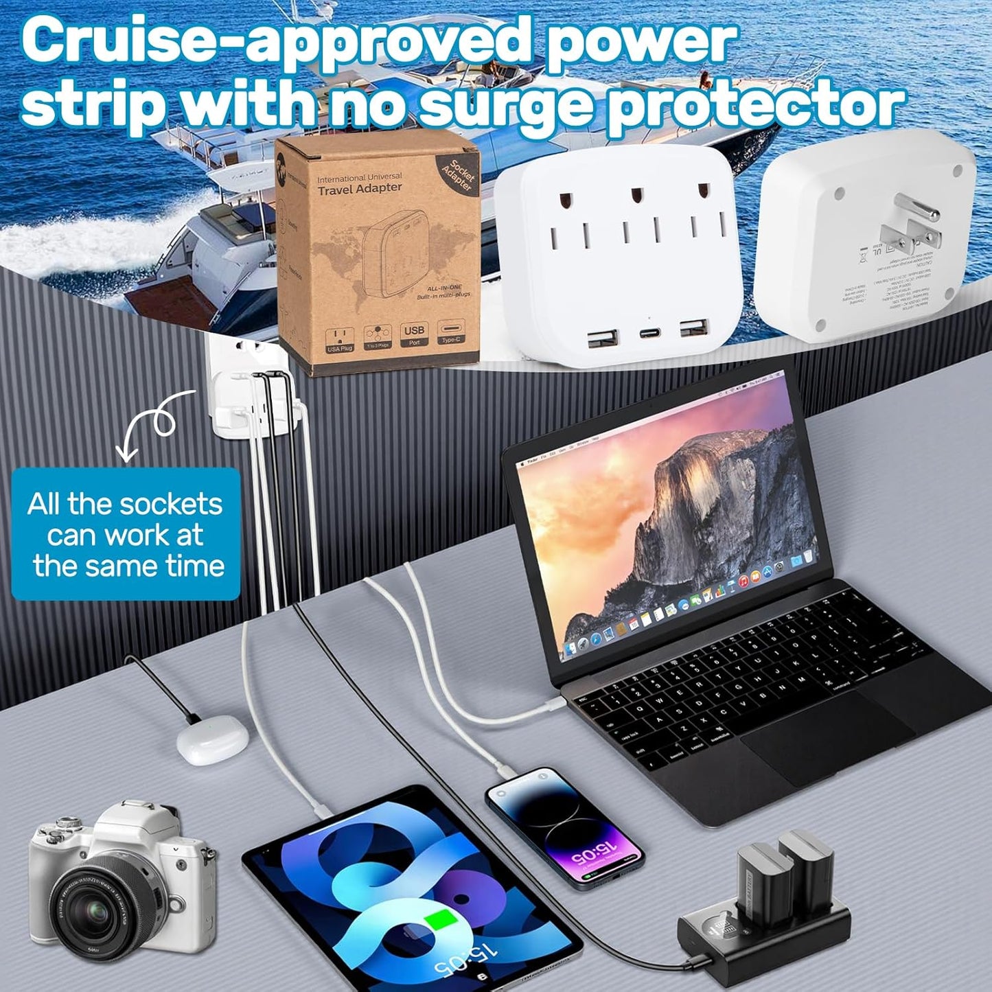 🚢 Cruise Essentials Kit 2026 – Power, Organize & Relax ✨