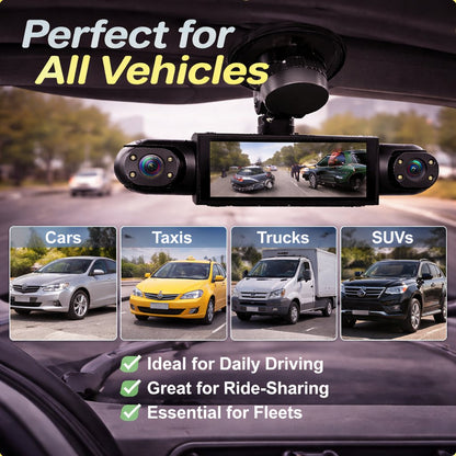 🔥Last Day 49% OFF🚗4-Channel 1080P Dash Camera with Night Vision