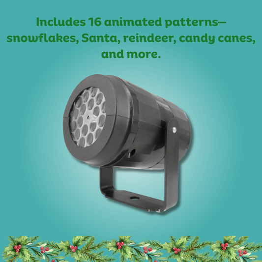 Christmas Projector Lights Lighting Atmosphere 3D Snow Landscape Lamp for Garden