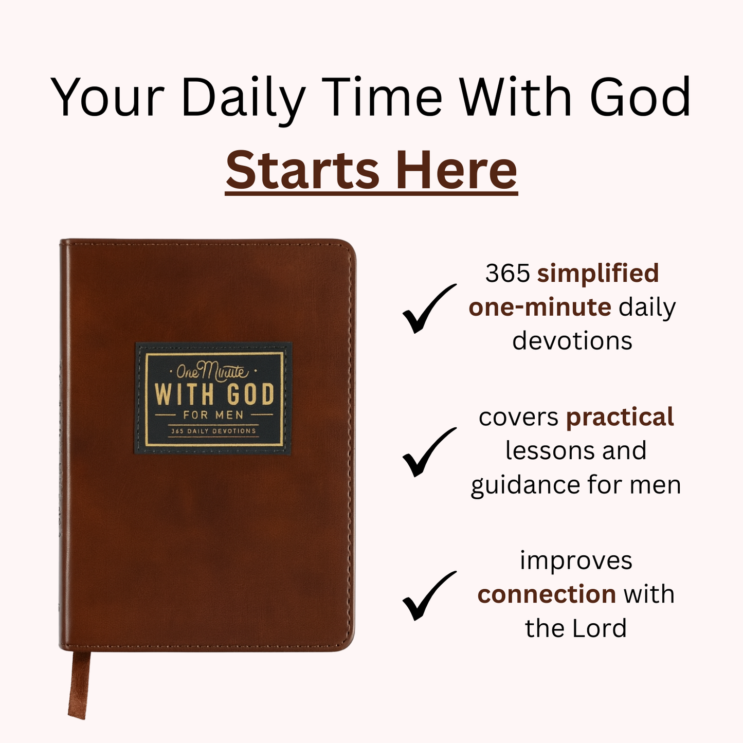 🔥LAST DAY SALE 40% OFF-🔥 One Minute with God — 365 Devotions