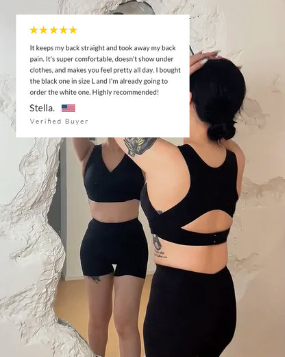 🔥2026 Spring special offer 49% off - Front Closure Cross-Back Wireless Posture Bra