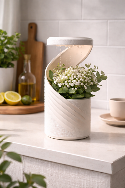 🔥Hot sale 49% off 🔥 Creative Self-Watering Desktop Vase | VERTIGO Swirl Design