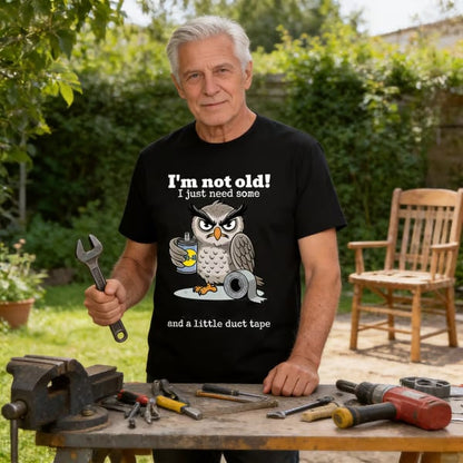 🥳2026 HOT SALE🥳💞50K+ SOLD!🦉 Owl "I'm Not Old" Graphic T-Shirt