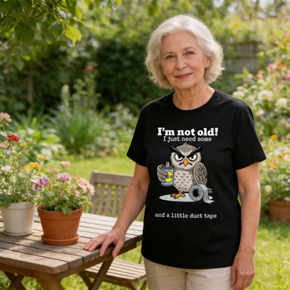 🥳2026 HOT SALE🥳💞50K+ SOLD!🦉 Owl "I'm Not Old" Graphic T-Shirt