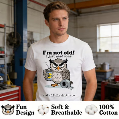 🥳2026 HOT SALE🥳💞50K+ SOLD!🦉 Owl "I'm Not Old" Graphic T-Shirt