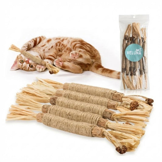 🔥HOT SALE 49% OFF🔥Cat Teething Stick  Catnip Chew Toy  Dental Care Bell