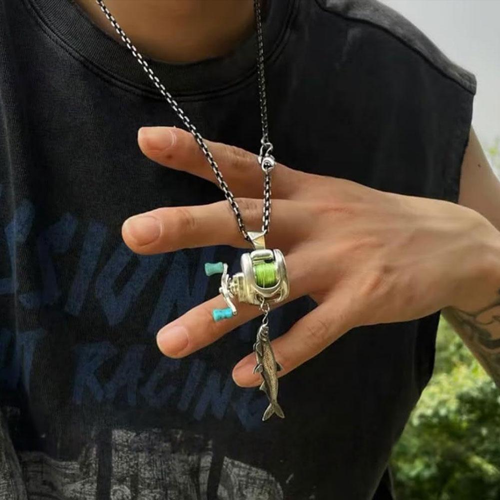 🔥HOT SALE 49% OFF - Fishing Reel Jewelry Set Stainless