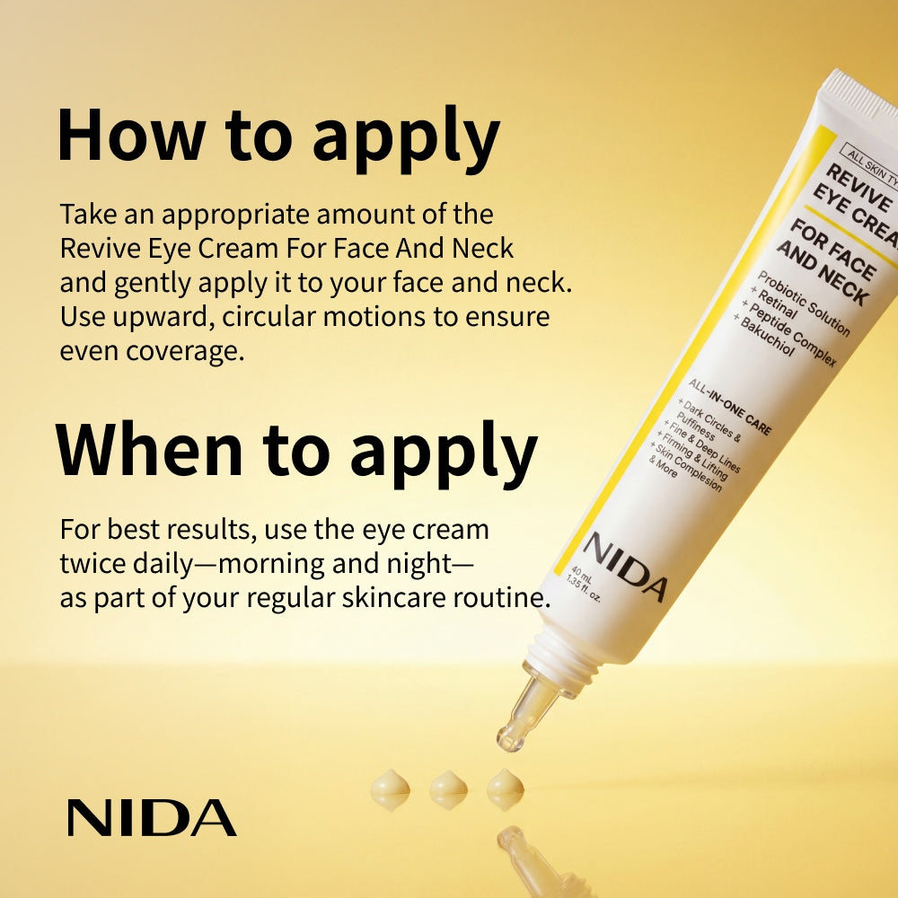 🔥Hot sale 49% off🔥 NIDA Revive Eye Cream For Face And Neck