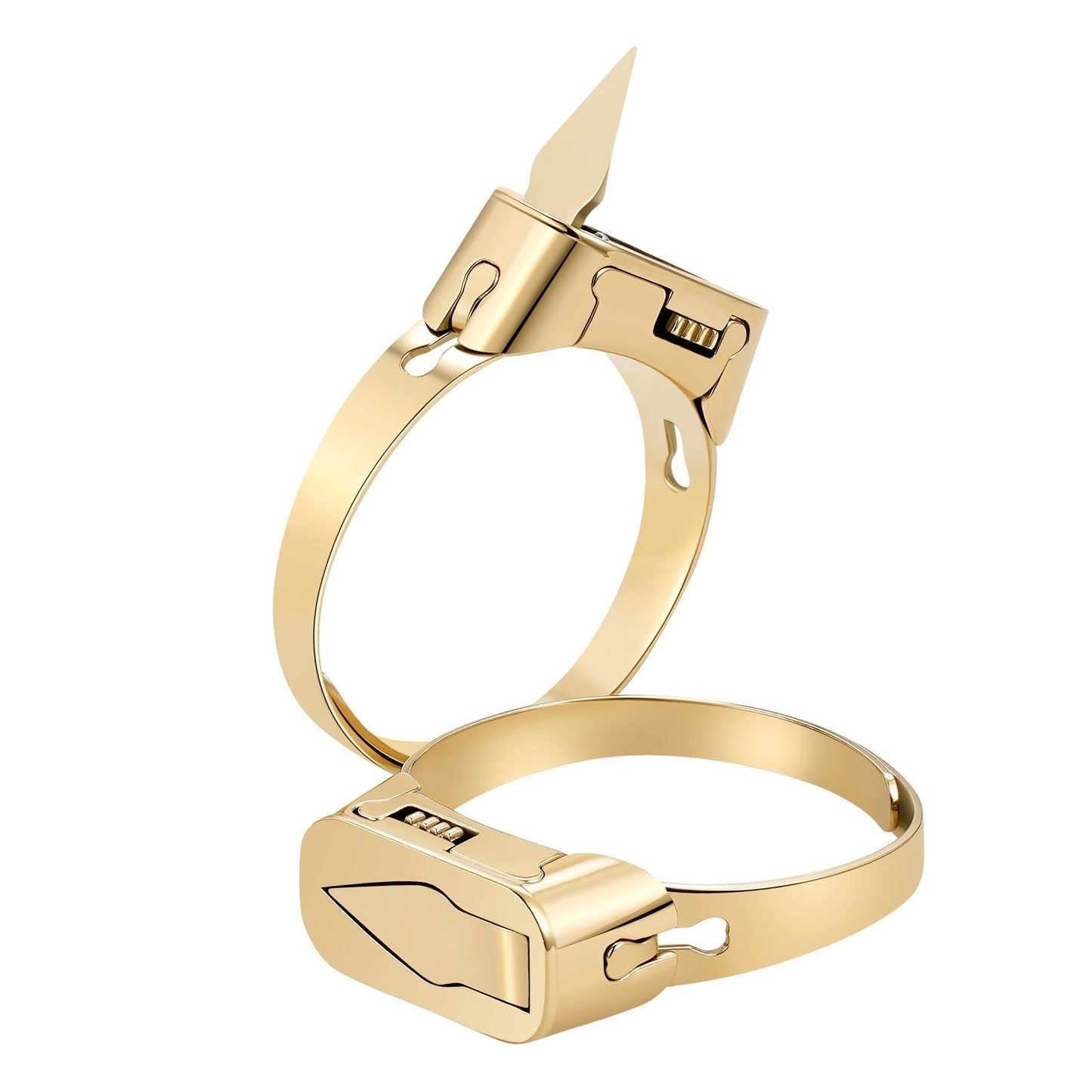 Stylish Stainless Steel Self Defense Ring