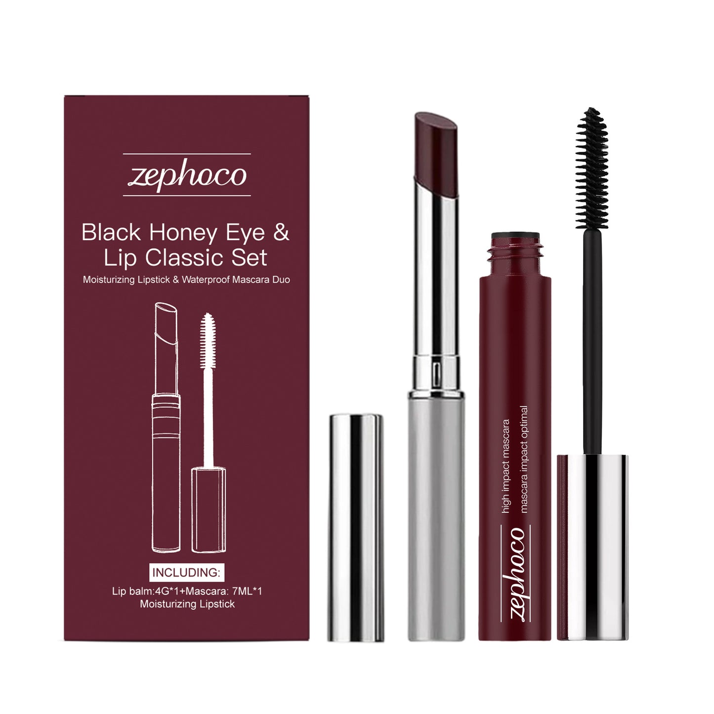 🎁Hot Sale Up to 60% off-🏆:Honey Lip & Eye Bundle - Almost Lipstick Honey + High Impact Mascara Honey🎁🎁