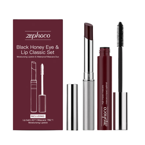🎁Hot Sale Up to 60% off-🏆:Honey Lip & Eye Bundle - Almost Lipstick Honey + High Impact Mascara Honey🎁🎁