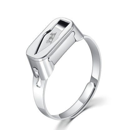 Stylish Stainless Steel Self Defense Ring