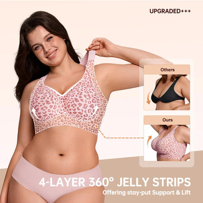 ✨LAST DAY BUY 1 GET 1 FREE🎁Jelly Wireless Bra💃 – Full Coverage, Ultra Soft & All-Day Comfort