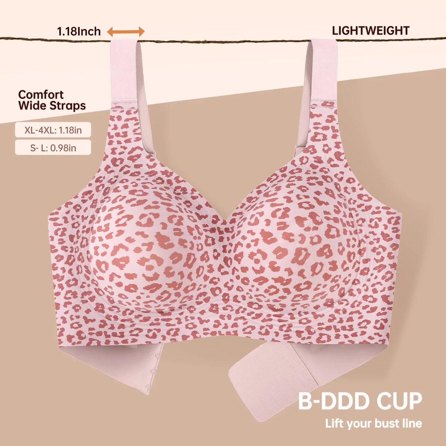 ✨LAST DAY BUY 1 GET 1 FREE🎁Jelly Wireless Bra💃 – Full Coverage, Ultra Soft & All-Day Comfort