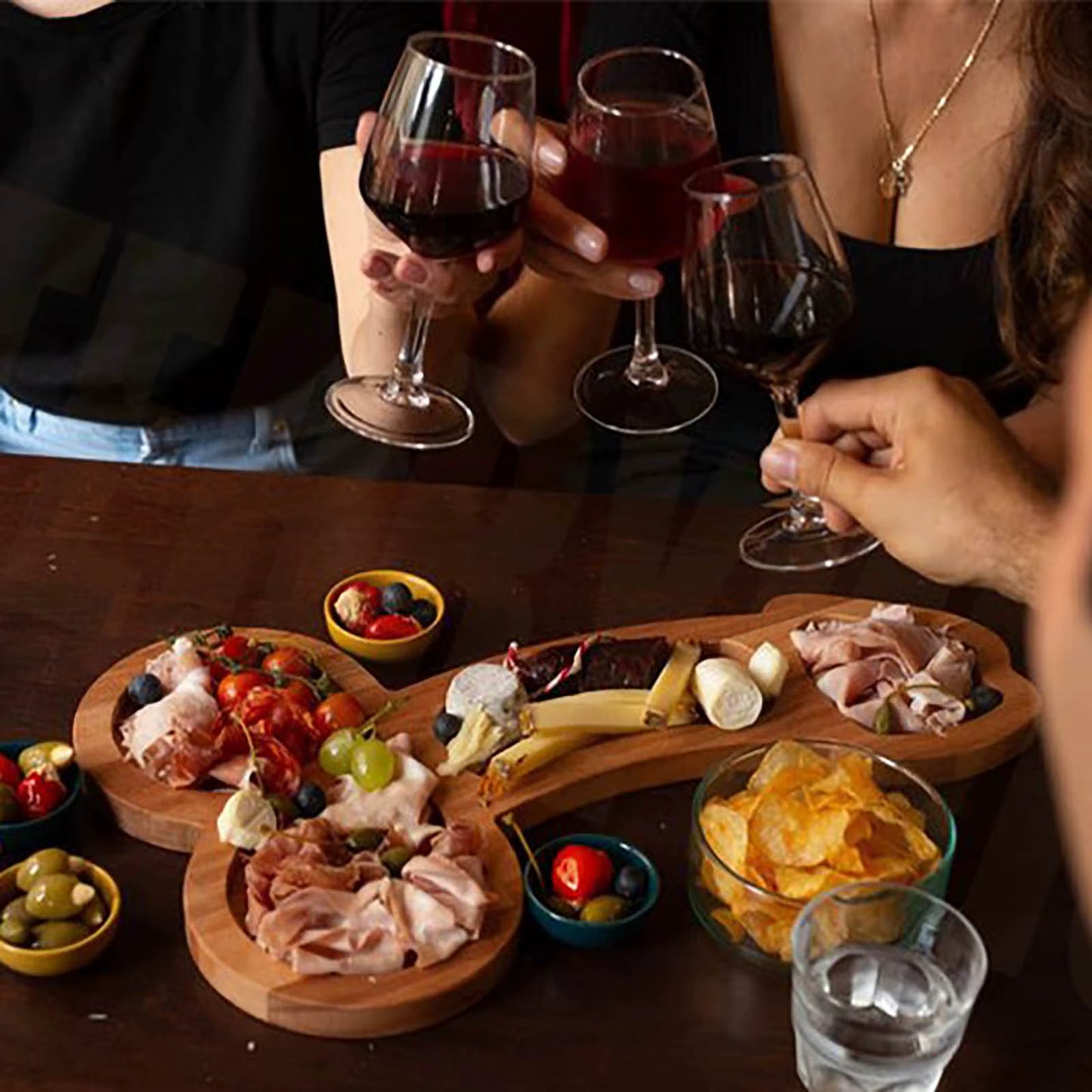 Fun Wooden Dinner Plate,cheese boards charcuterie boards,unique gifts