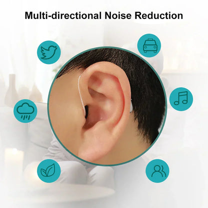 Smart Self-Fitting Bluetooth Hearing Aids (App Controlled)