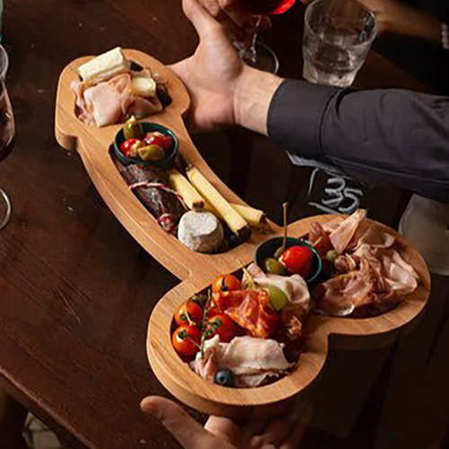 Fun Wooden Dinner Plate,cheese boards charcuterie boards,unique gifts