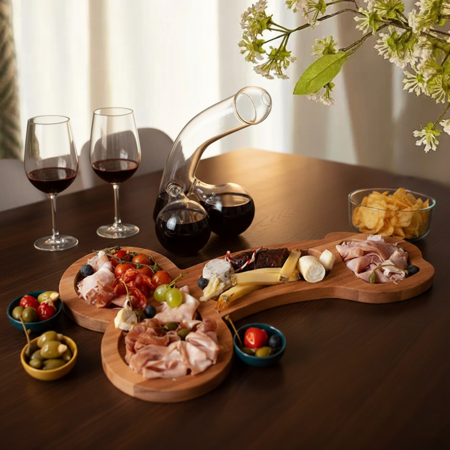Fun Wooden Dinner Plate,cheese boards charcuterie boards,unique gifts