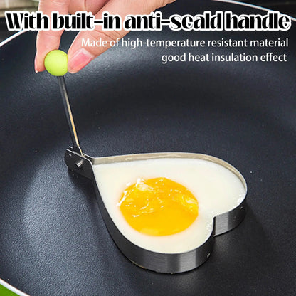 🔥Hot sale 49% off 🔥 5 Counts Set Fried Egg Rings Molds, Multifunctional Breakfast Tool