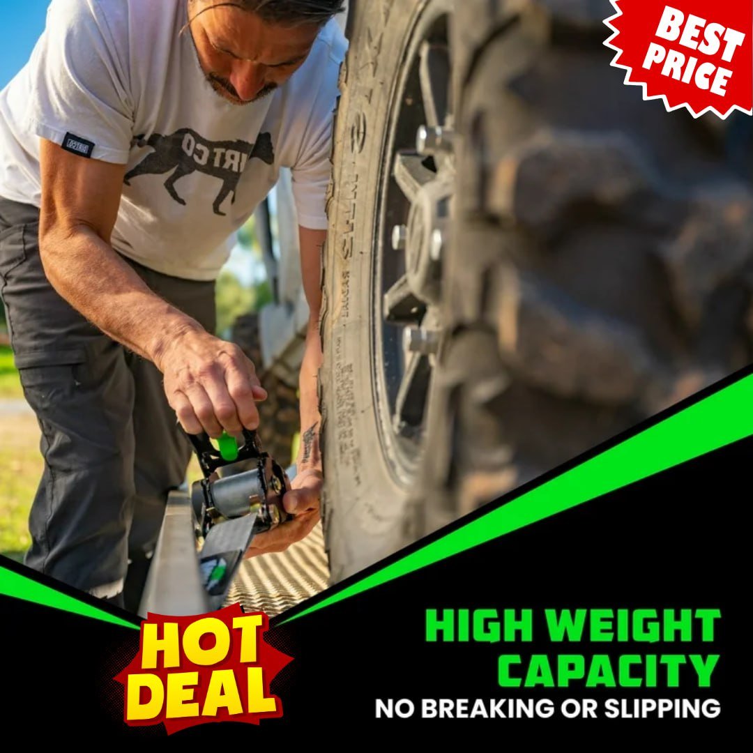 HOT SALE 60% OFF🔥 Upgraded Retractable Ratchet Strap (Perfect Gift)