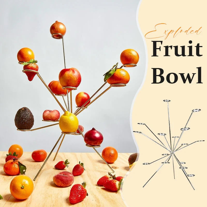 🎆[Fireworks on the Dinner Table]Exploding Fruit Bowl 🍎✨
