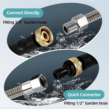🔥Last Day 50% OFF - 🛠️2026 Upgraded Heavy-Duty Jet Nozzle Power Washer for Garden Hose