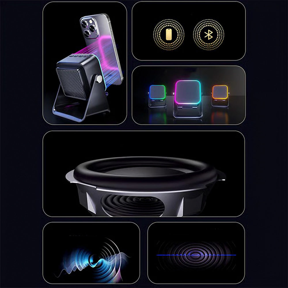 🔥HOT SALE 49% OFF 🔥 5-in-1 Wireless Speaker Phone Stand with Power Bank