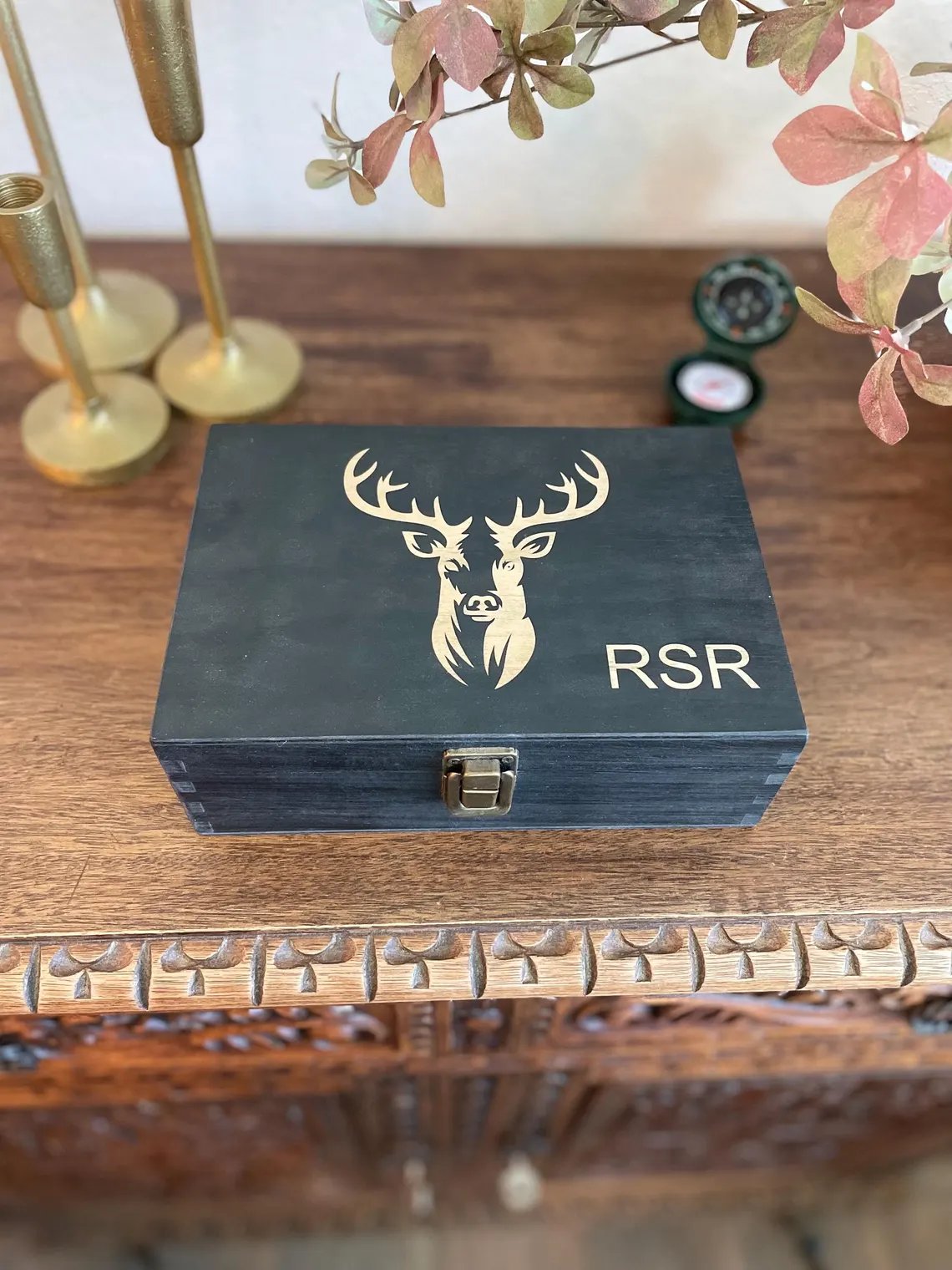 ⏰Last 4 hours Sale: Save 49%-✨100% Handcrafted Solid Wood Hunting Memory Box (Basic)