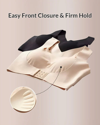 🏆Flash Sale#Front Closure Cross-Back Wireless Posture Bra