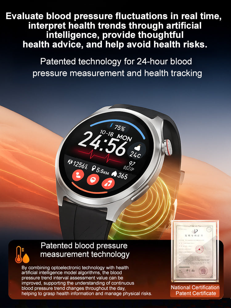 🏆Flash Sale#❤️ Flagship Smartwatch for Health Protection, 24/7 Health Data Center🥰