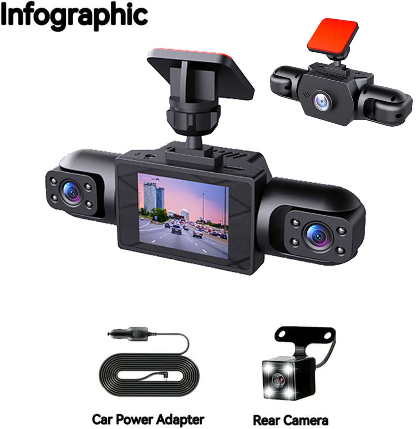 Hot Sale 50% OFF🔥 50K+ SOLD! Almost Gone - Full View Car Dashcam System