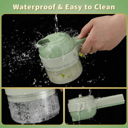 🔥Hot sale 49% off 🔥 4 in 1 Electric Vegetable Chopper
