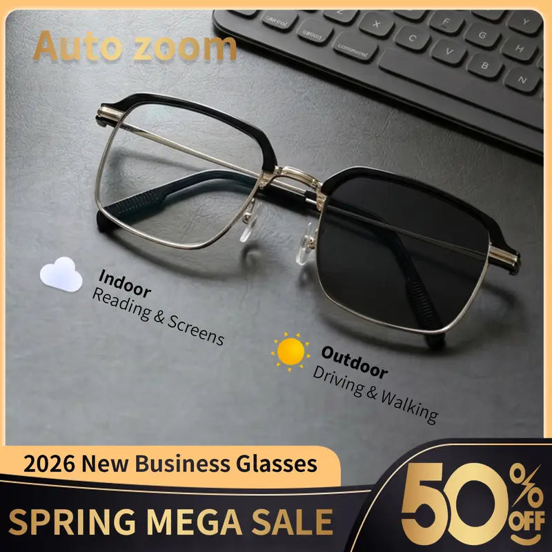 🏆Flash Sale#👓✨ Auto-Adjusting HD Reading Glasses