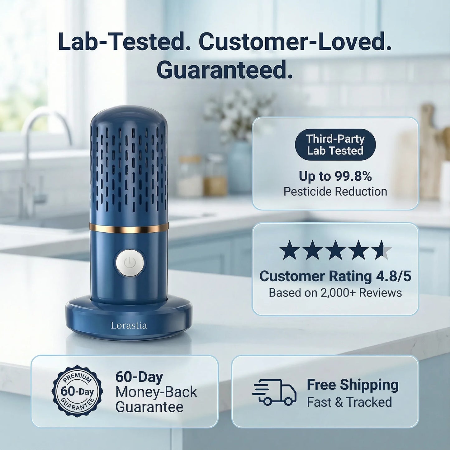 🔥Hot Sale 50% OFF🔥 Vegetable Cleaning Machine, Portable Ultrasonic Washing Cleaner Mini