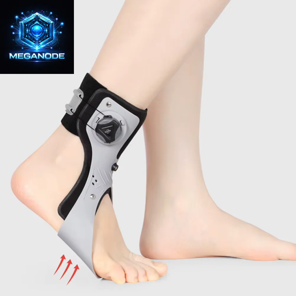 🏆Flash Sale#Ankle Joint Foot Orthosis Foot Drop Support Brace Weightlight Easy Wearing Adjustable Tightness Improve Foot Drop for Paralysis