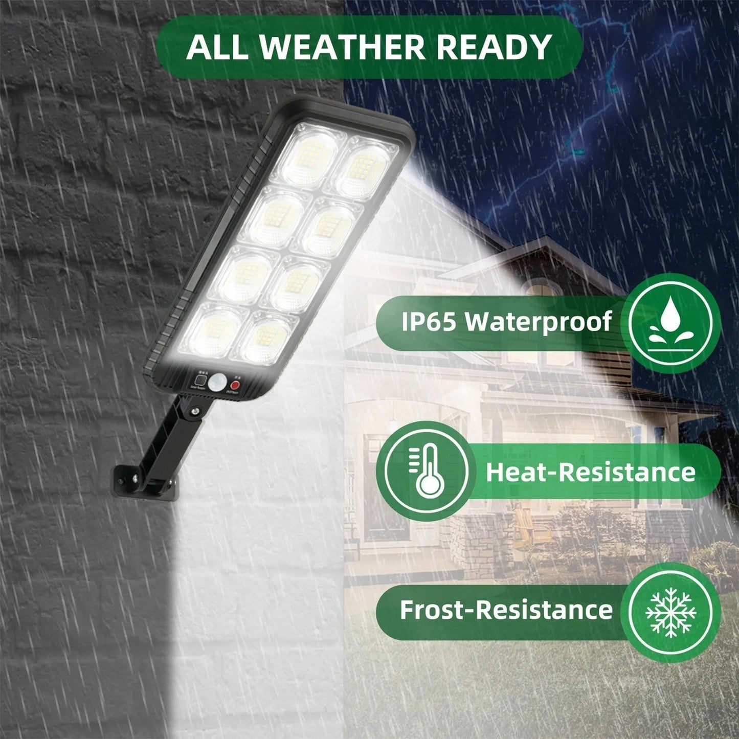 🌞 Solar Powered Street Light – Brightness That Fits Your Needs