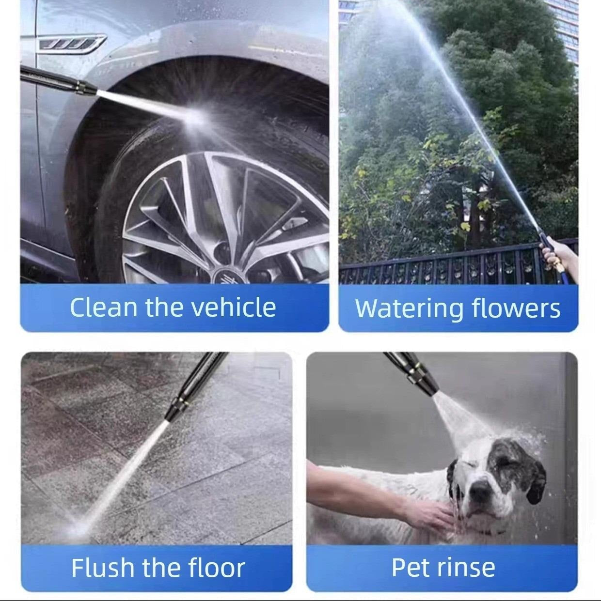 🏆Flash Sale#Home High-Pressure Car Wash Water Gun