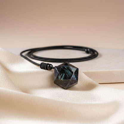 Last Day 49% OFF🔥 ‘Come Back to Yourself’ Arfvedsonite Pendant Necklace