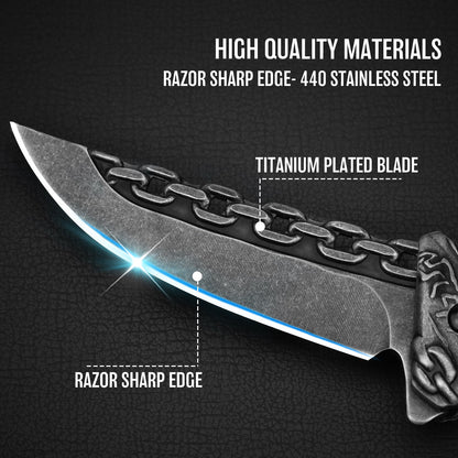 NedFoss Chain Spring-assisted Folding EDC Pocket Knife