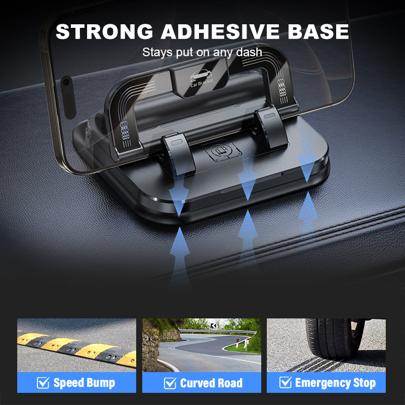 📱 50% OFF NOW! ✨ 360° rotatable, foldable mobile phone holder – universally compatible with a non-slip base for desks, cars and travel 🚗💻
