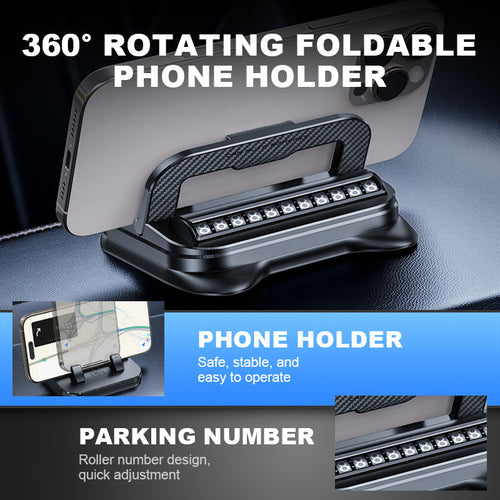 📱 50% OFF NOW! ✨ 360° rotatable, foldable mobile phone holder – universally compatible with a non-slip base for desks, cars and travel 🚗💻