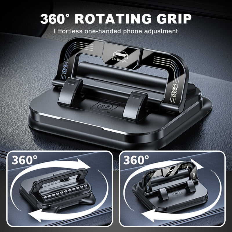 📱 50% OFF NOW! ✨ 360° rotatable, foldable mobile phone holder – universally compatible with a non-slip base for desks, cars and travel 🚗💻