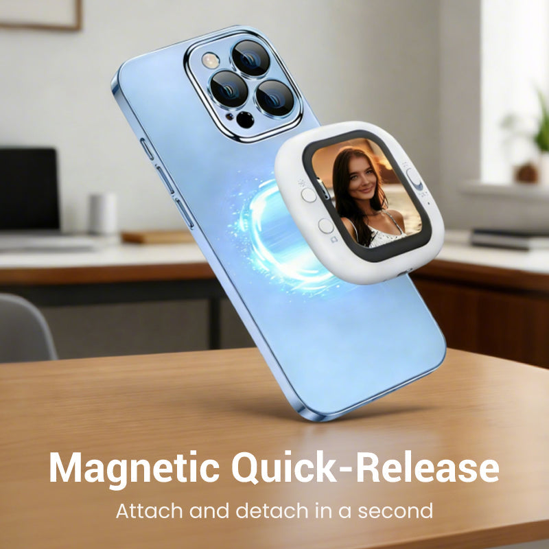 📢📢55%  OFF !! ⏰Magnetic Selfie Monitor Screen for Phone Rear Camera