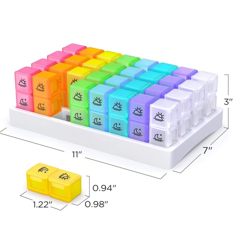 🔥Last Day Sale 60% OFF⏰💊📅 Daily 31-Day Pill Organizer Travel Case – 🔒📦