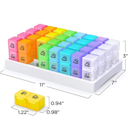 🔥Last Day Sale 60% OFF⏰💊📅 Daily 31-Day Pill Organizer Travel Case – 🔒📦