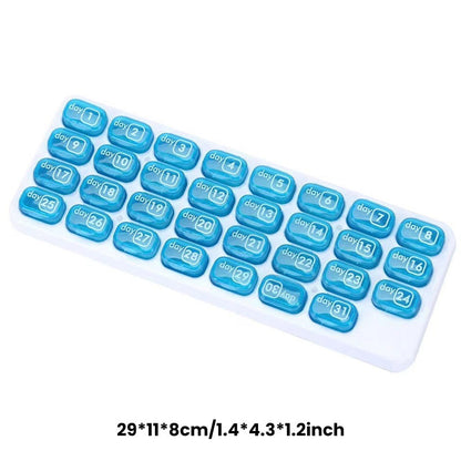 🔥Last Day Sale 60% OFF⏰💊📅 Daily 31-Day Pill Organizer Travel Case – 🔒📦