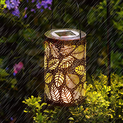 🔥Hot Sale 50% OFF🔥Hanging solar lantern with a perforated design